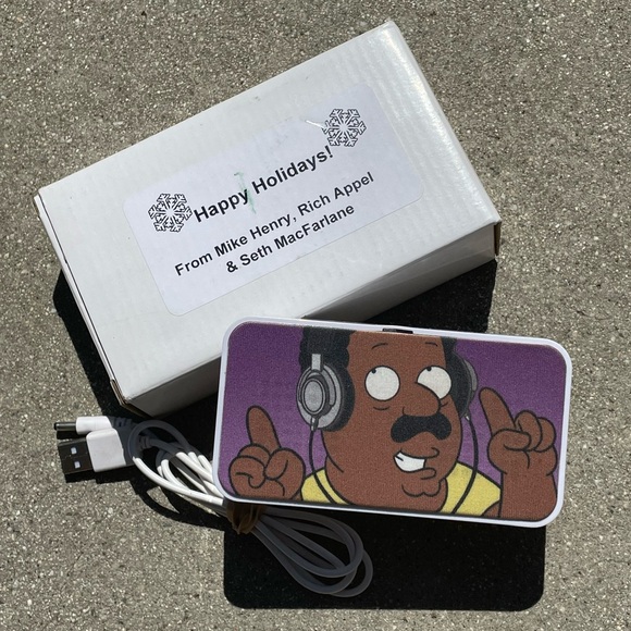The Cleveland Show Cleveland Brown Cast/Crew Holiday Gift Portable Mini Speaker